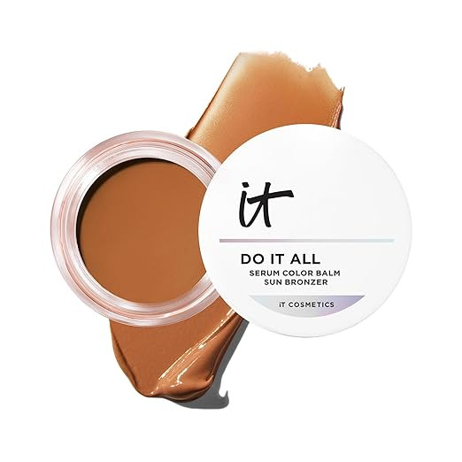 IT Cosmetics Do It All Serum Color Balm Sun Cream Blush & Bronzer, Blendable & Buildable, Lift, R... | Amazon (US)