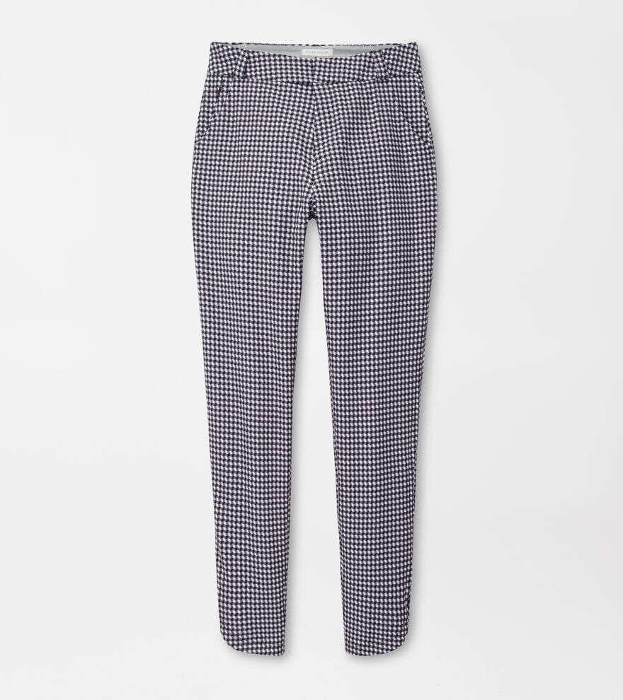 Surge Gingham Print Performance Ankle Pant | Peter Millar