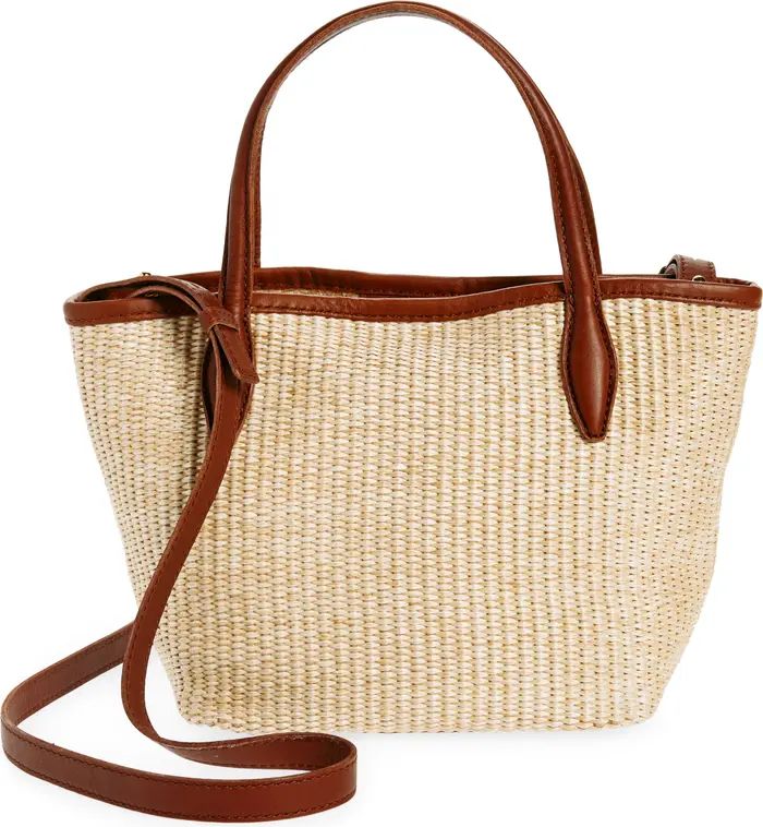 Madewell The Mini Straw Shopper Tote | Nordstrom | Nordstrom