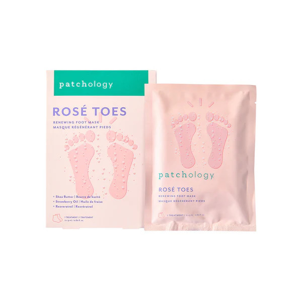 Rosé Toes Renewing and Protecting Foot Mask – Patchology | Bluemercury, Inc.