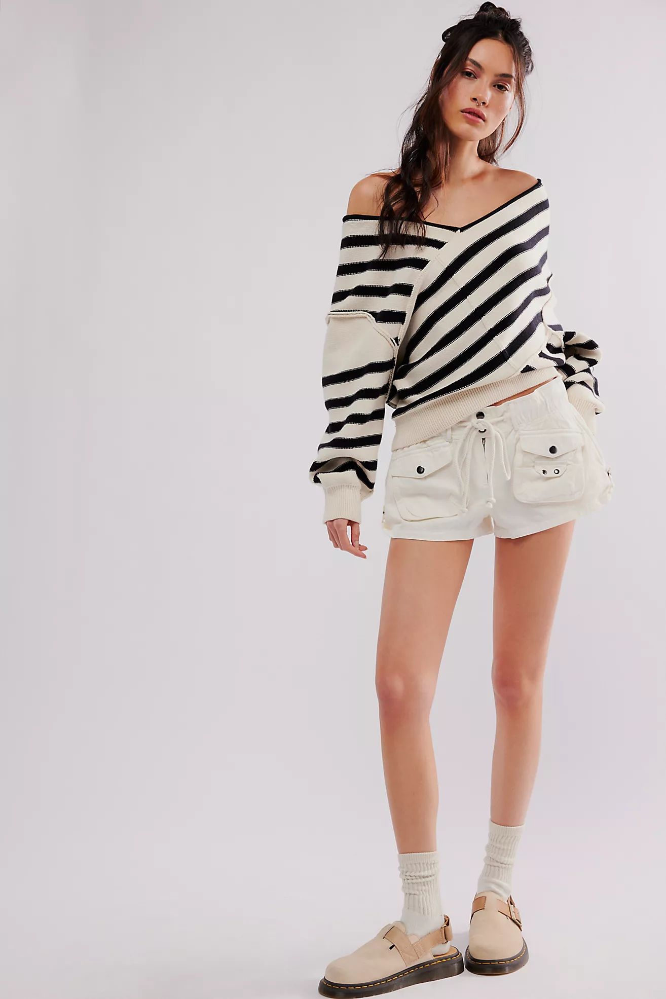 Waimea Slouchy Solid Shorts | Free People (Global - UK&FR Excluded)