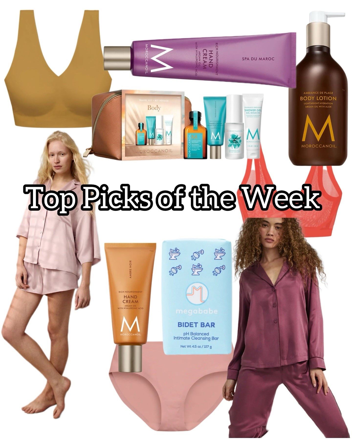 The picks this week featured a lot of hot deals. Eby last call sale, Libya’s washable silk sale selection, and Moroccanoil products at BlueMercury and Sephora. 

What have you picked up this week? 

AD/PR I’ve received gifted products from Lunya, Eby, and Megababe.