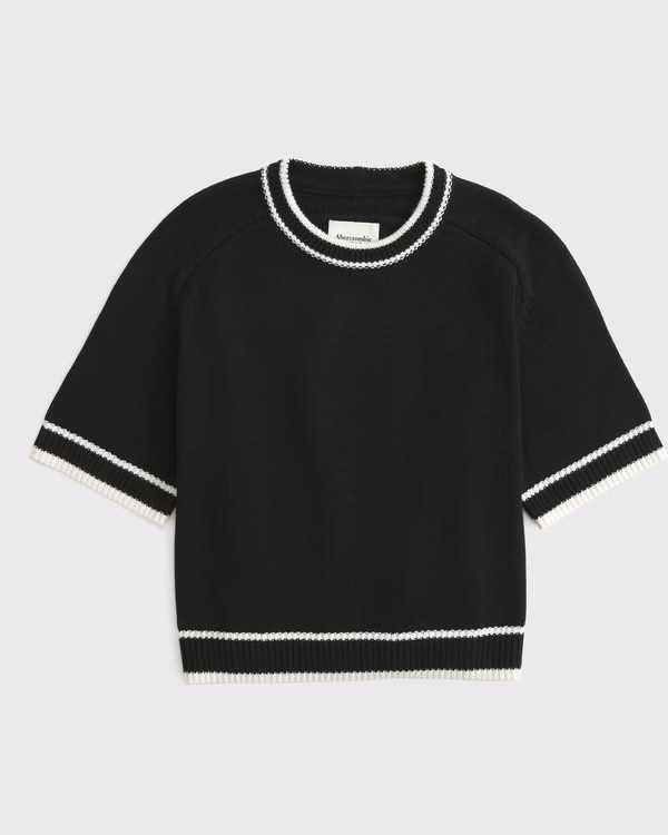 Women's The A&F Madeline Crew Sweater Tee | Women's New Arrivals | Abercrombie.com | Abercrombie & Fitch (US)