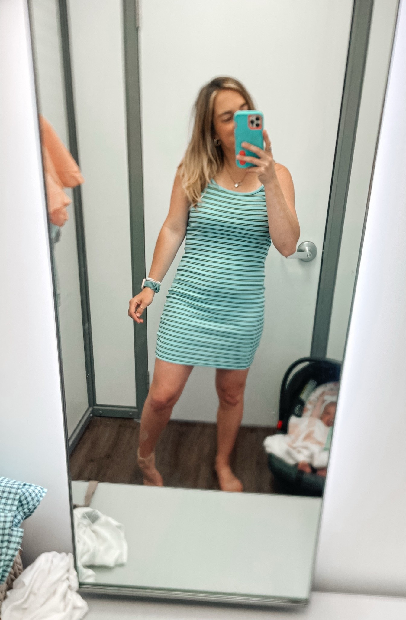 Striped dress
Summer dress
Simple summer dress 
Casual summer dress 
Retro outfit 
Tank dress 
Summer outfit 
Outfit for summer 
Casual outfit 
Everyday outfit

#LTKootd #LTKmomlife