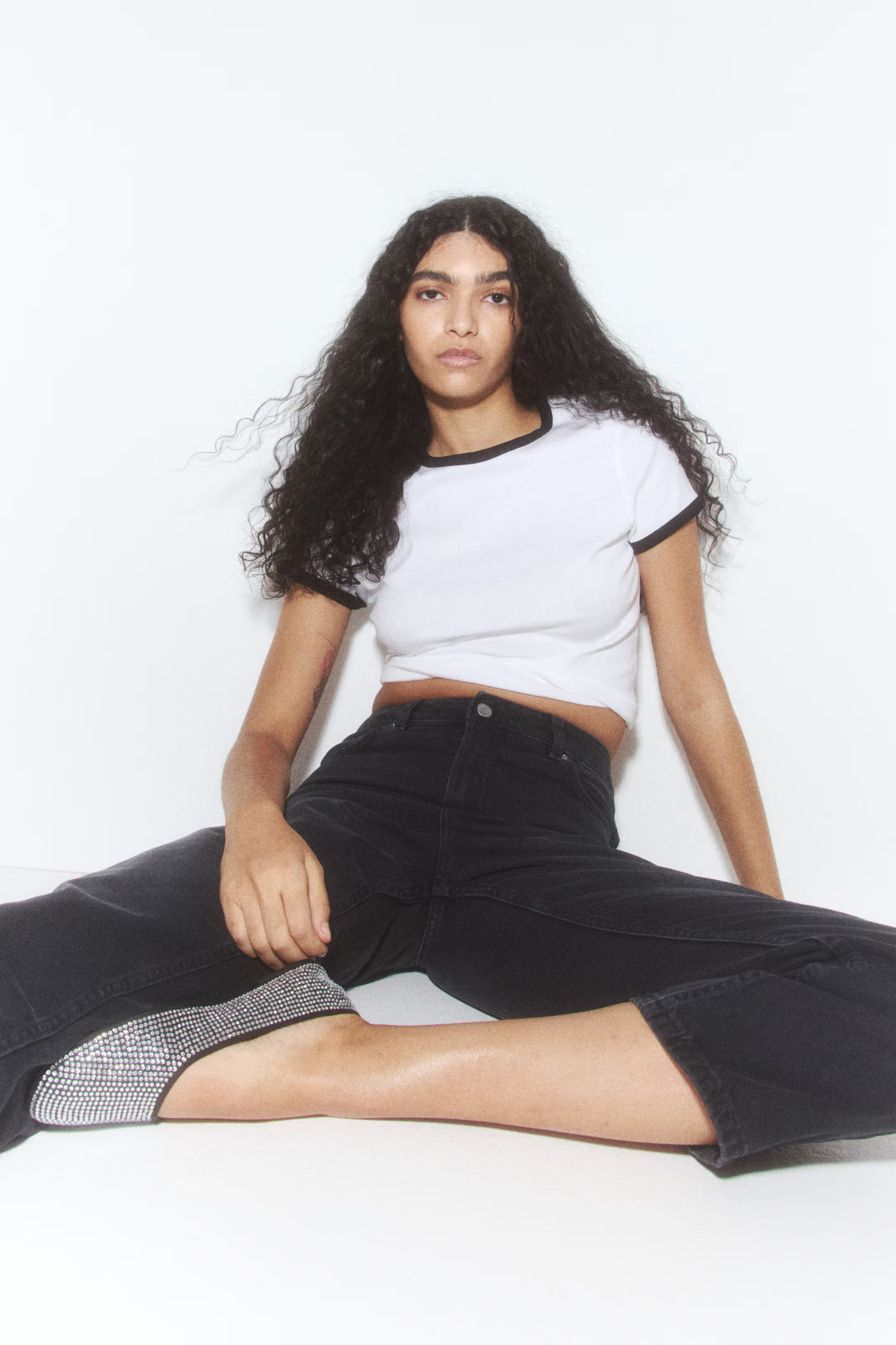 Straight High Ankle Jeans | H&M (DE, AT, CH, NL, FI)