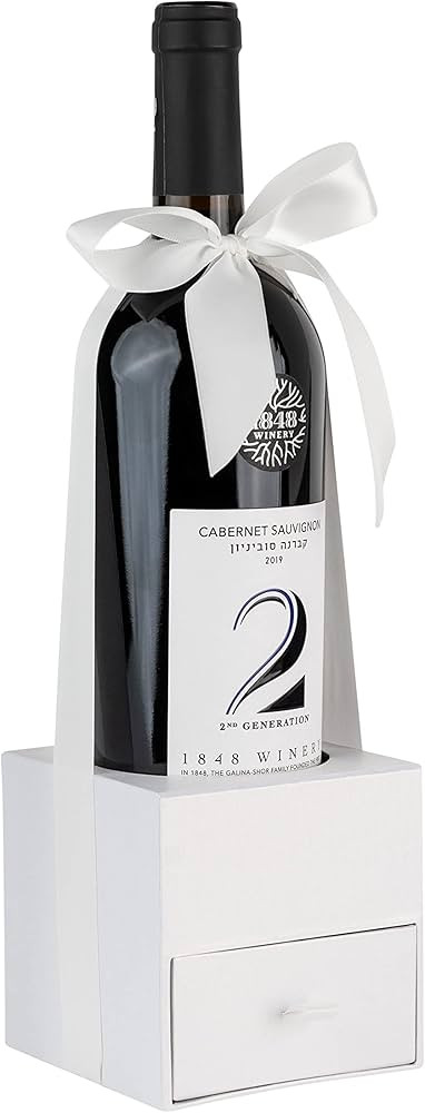 Hammont Wine Bottle Gift Box - 3 Pack - Champagne Storage Gift Box Holder with Pullout Drawer and... | Amazon (US)