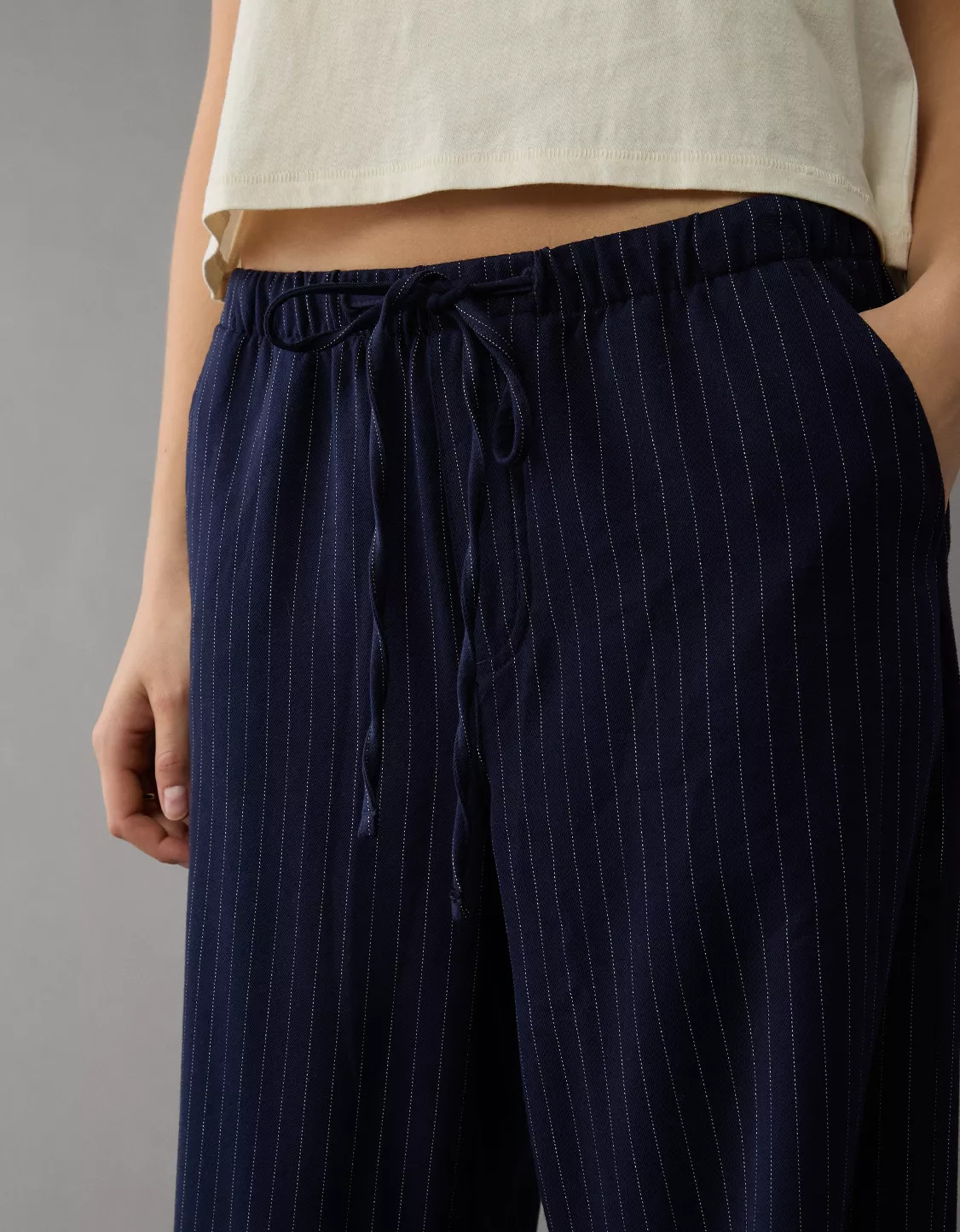 AE Low-Rise Pull-On Poppy Trouser | American Eagle Outfitters (US & CA)