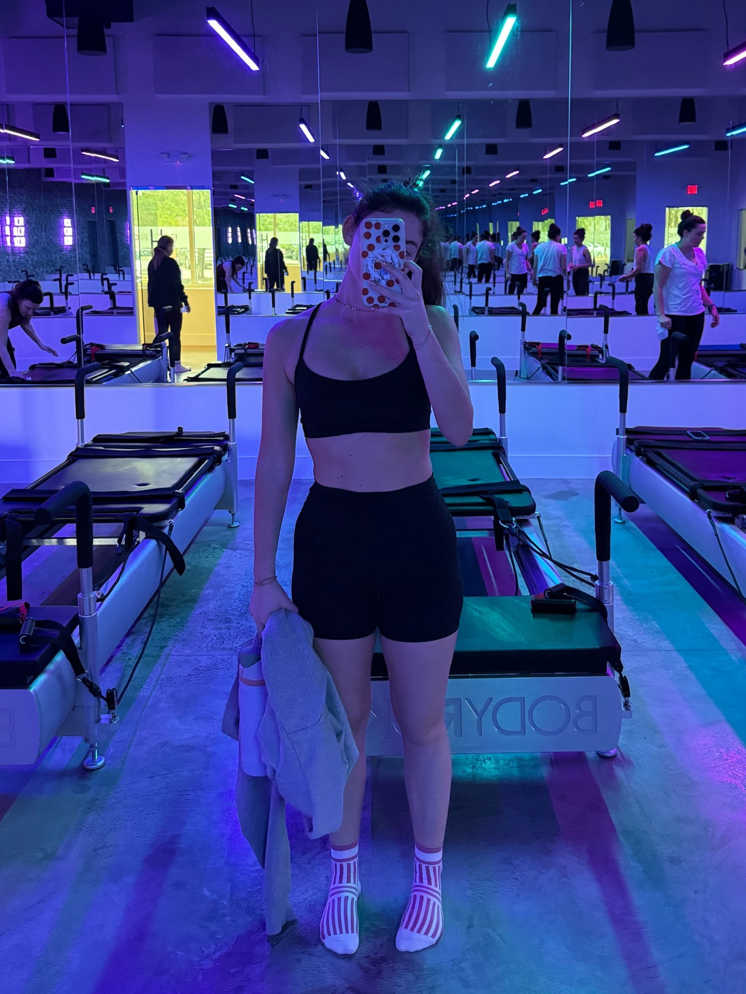 New polka dot lululemon set (sorry it’s so dark and you can’t see the polka dots) 

#LTKmorningroutine #LTKActive #LTKfitnessgoals