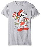 STAR WARS Men's Christmas Mickey Mouse Santa Red Graphic T-Shirt | Amazon (US)