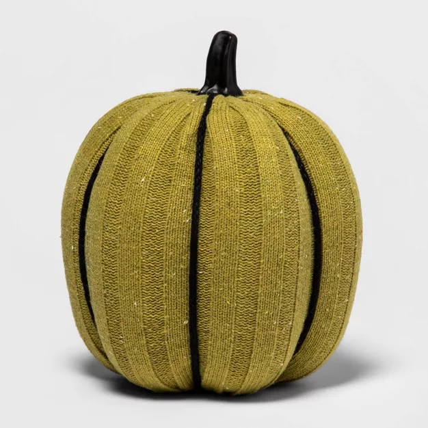 Harvest Ribbed Knit Pumpkin Large Green with White Speckle - Hyde & EEK! Boutique™ | Target