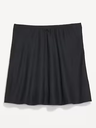 High-Waisted Crepe Flounce Mini Skirt | Old Navy (US)