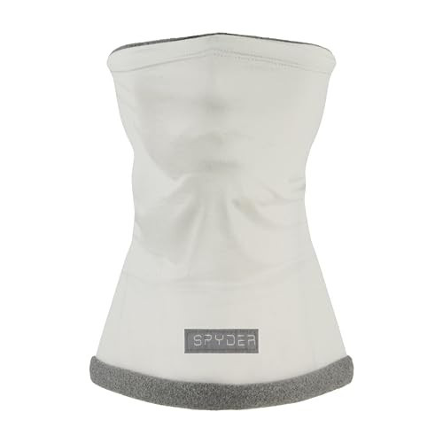 Spyder Womens Microfleece Reversible Neck Gaitor, White, One Size | Amazon (US)