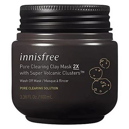 innisfree Pore Clearing Clay Mask 2X Super Volcanic Clusters Face Treatment | Walmart (US)
