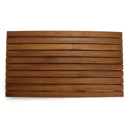 Belari Teak Shower Mat - Teak Bath Mat - Wood Bath Mat - Wood Shower Mat - Non Slip Indoor or Outdoo | Walmart (US)
