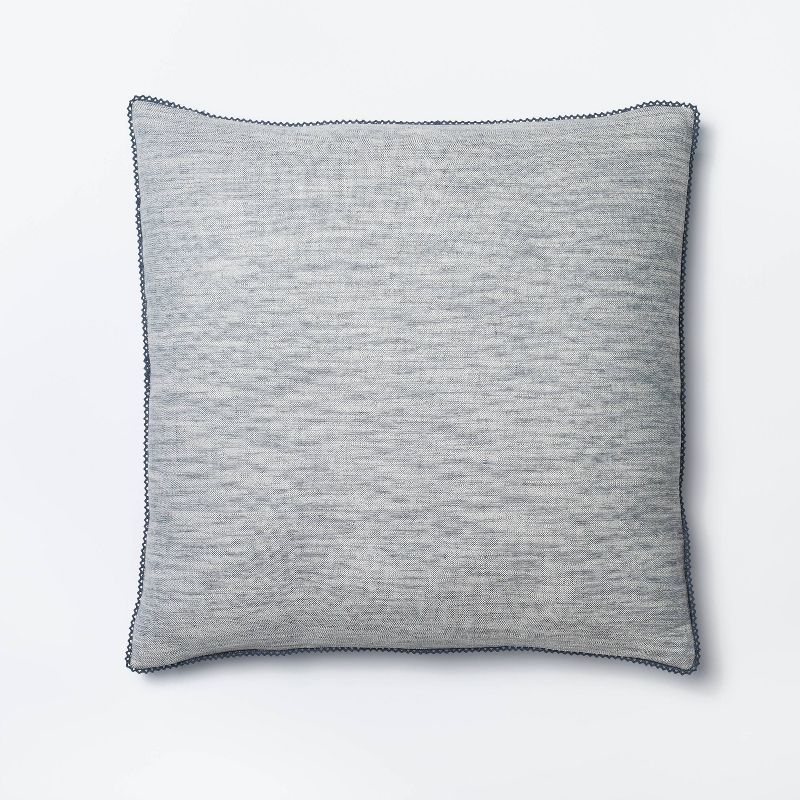 Chambray Throw Pillow with Lace Trim - Threshold™ designed with Studio McGee | Target