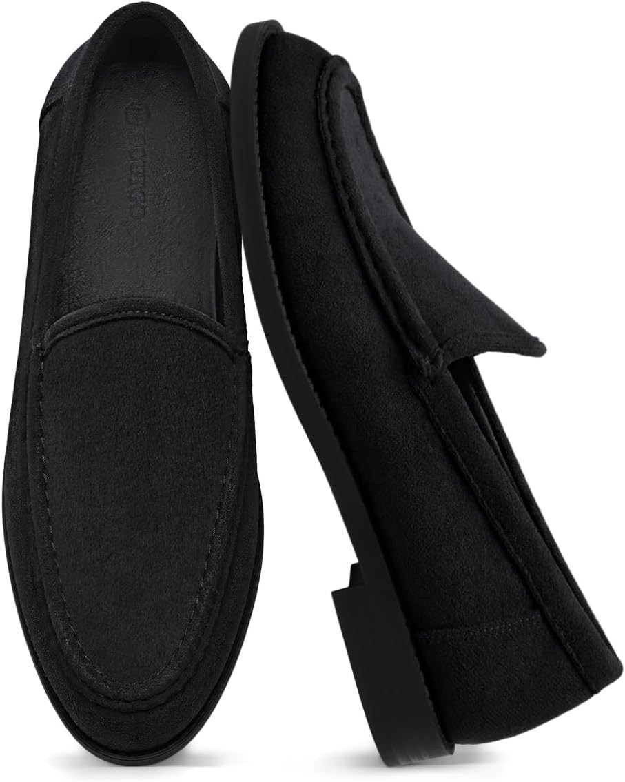 Coutgo Loafers for Women Slip On Flats Closed Toe Business Casual Shoes | Amazon (US)