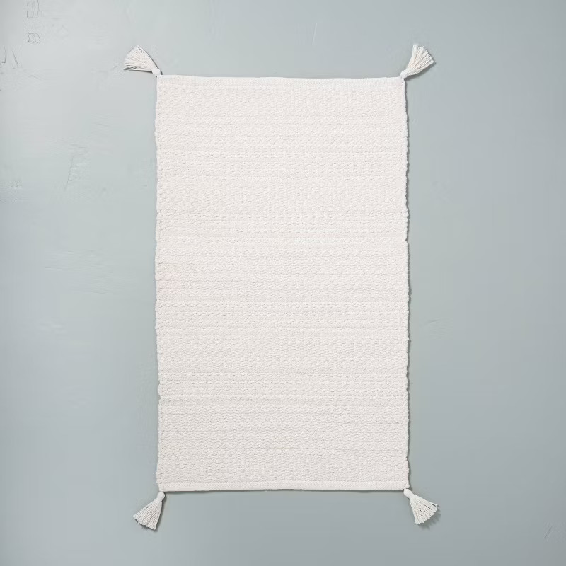 Tonal Bath Rug Sour Cream - Hearth & Hand™ with Magnolia | Target