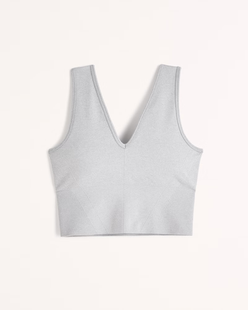 YPB seamlessCORE V-Neck Slim Tank | Abercrombie & Fitch (US)