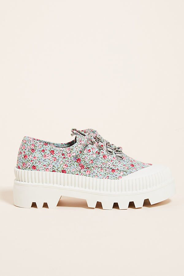 Jeffrey Campbell B2School Platform Sneakers By Jeffrey Campbell in Blue Size 6.5 | Anthropologie (US)