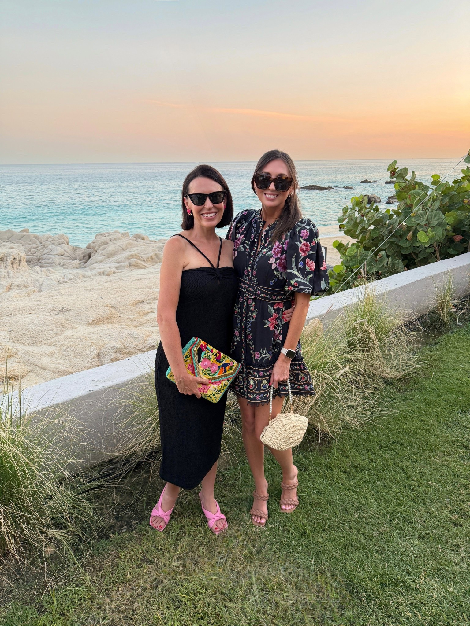 sissies in cabo. wearing XS in floral dress. 🖤🩷

#LTKTravel #LTKItBag #LTKFindsUnder50