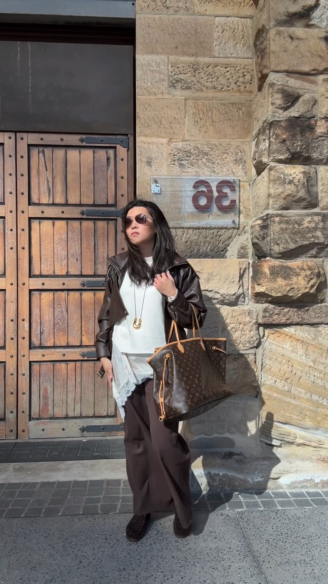 Leather + chocolate + lace  make the perfect combo :)

#LTKaustralia #LTKstyletip