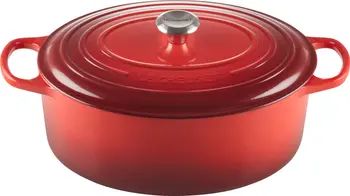 Signature 9 1/2 Quart Oval Enamel Cast Iron French/Dutch Oven | Nordstrom