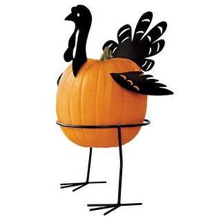 Metal Turkey Pumpkin Holder Stand - 5 pc - 9.750 x 9.750 x 4.000 - Bed Bath & Beyond - 38303951 | Bed Bath & Beyond