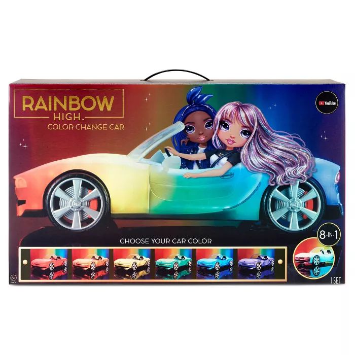 Target/Toys/Dolls & Dollhouses/Doll Playsets‎Rainbow High Color Change CarShop all Rainbow High | Target