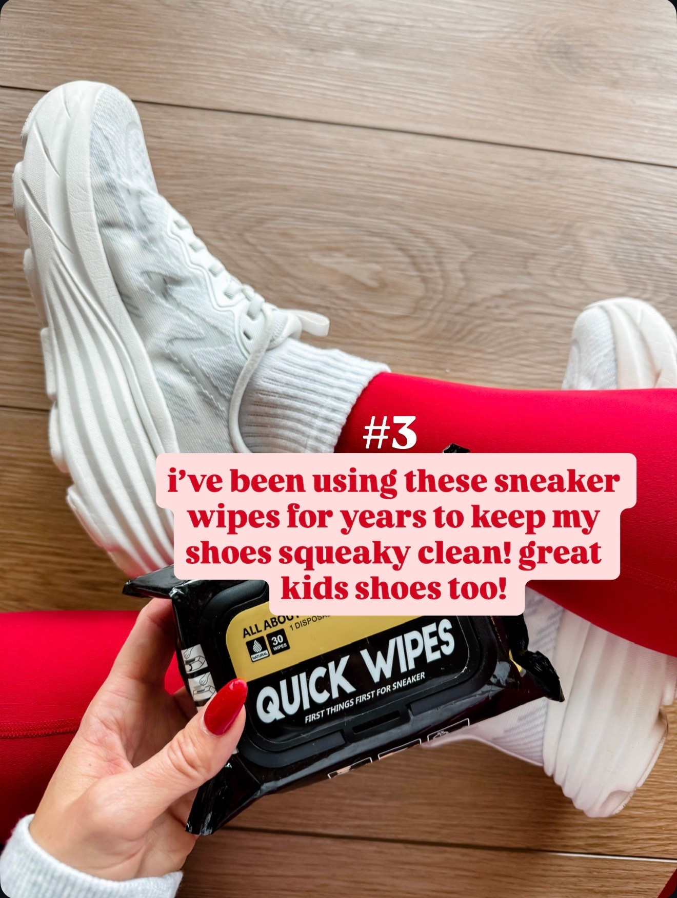 #3 top seller! I’ve been using these sneaker wipes for years to keep my sneakers squeaky clean! These are also great for kids sneakers too! 

#LTKfitnessgoals #LTKActive #LTKmomlife