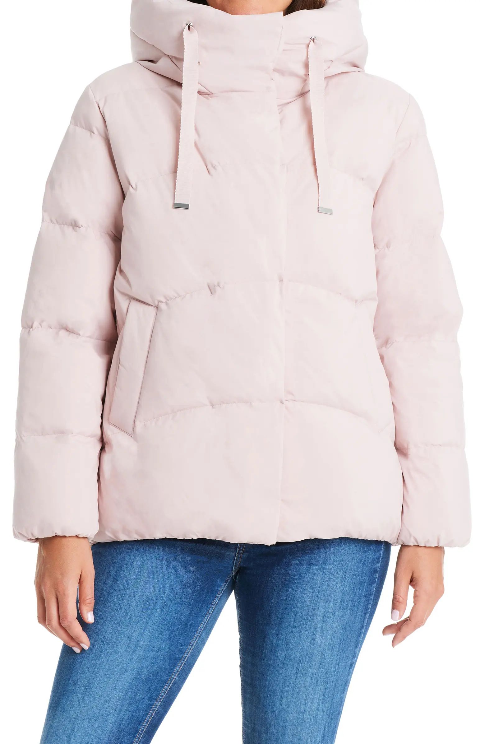 Hooded Down & Feather Fill Puffer Coat | Nordstrom