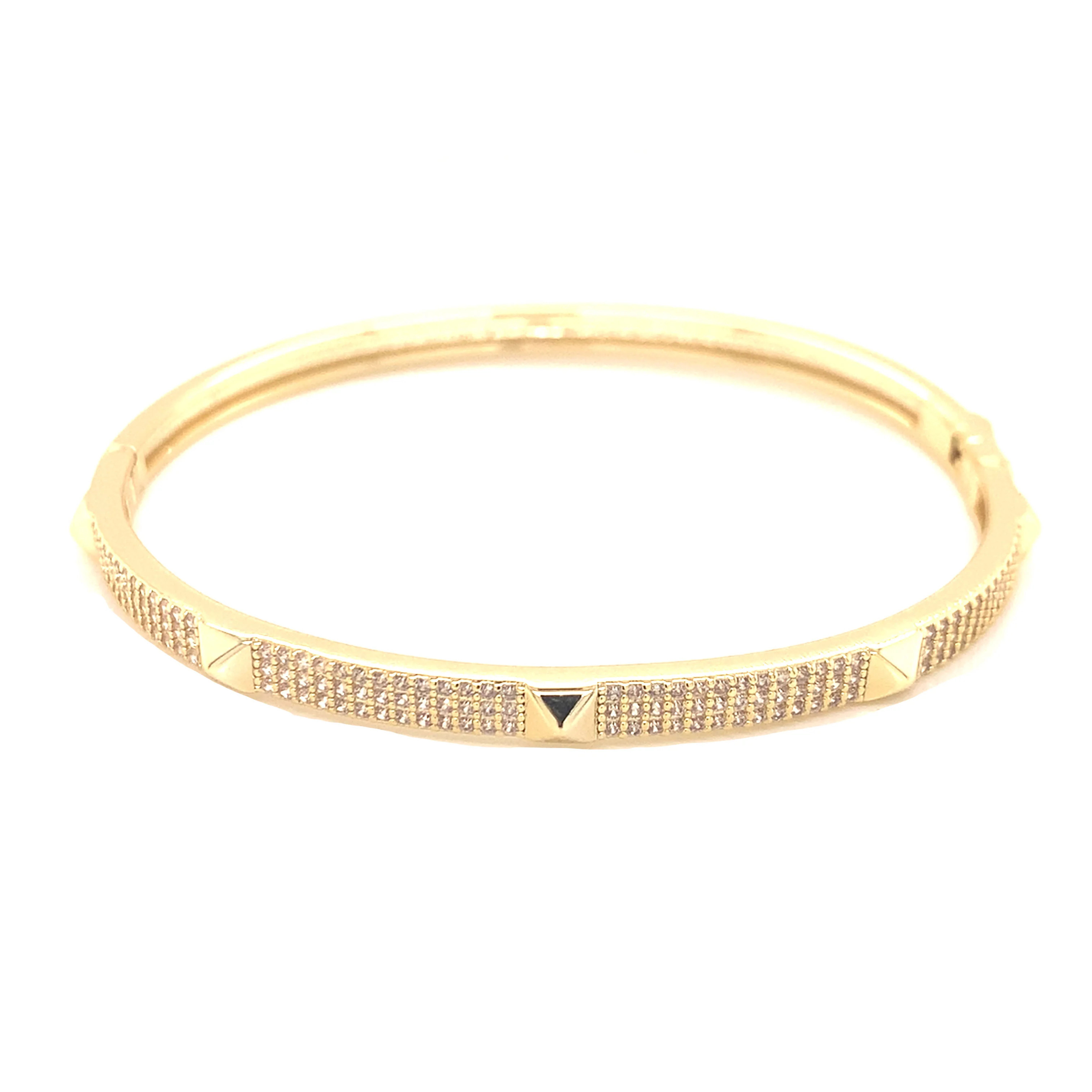 CZ Bangle Bracelet | MaLi Beads
