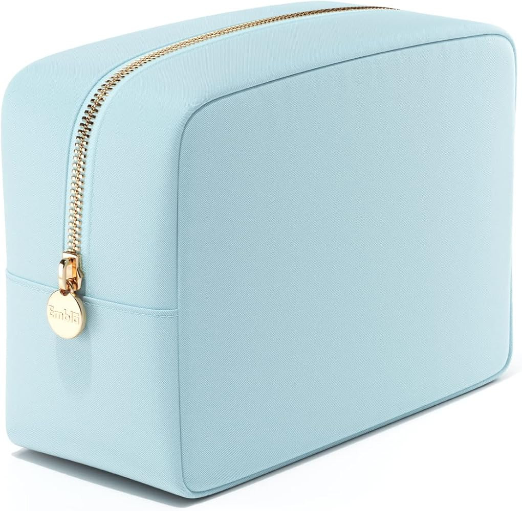 Amazon.com: Embla Cosmetic Bag - Makeup Bag Travel Pouch, Toiletry Bags Cute Makeup Organizer, Ny... | Amazon (US)