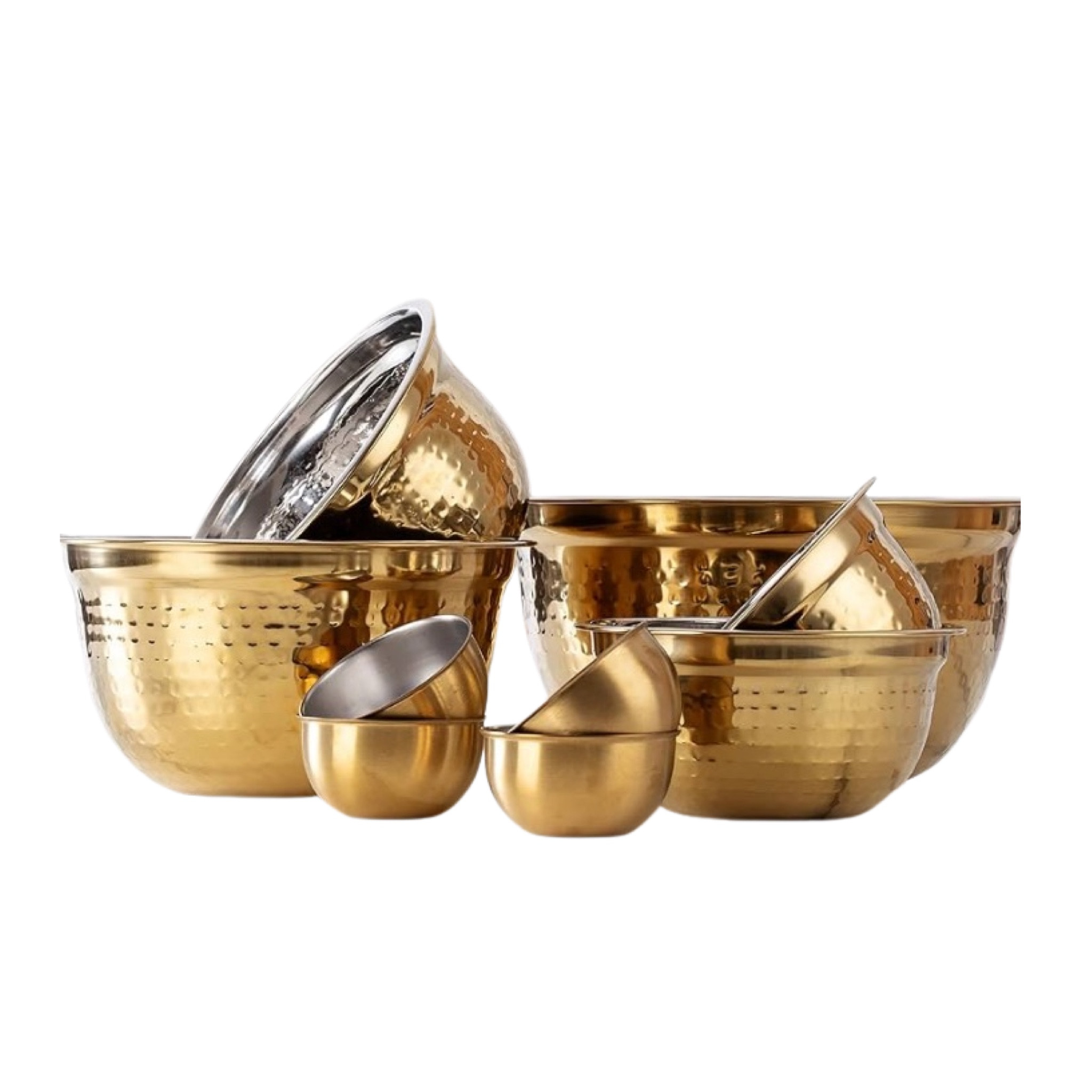 This hammered brass mixing bowl set instantly elevates any kitchen with a warm, timeless look. Perfect for cooking, baking, and entertaining, these bowls double as functional kitchen tools and beautiful countertop decor. Ideal for neutral kitchens, modern rustic homes, and holiday hosting, this set makes a stunning housewarming, wedding, or Christmas gift. A must-have for anyone who loves elevated everyday kitchen finds.

#LTKfoodie #LTKdayinmylife #LTKHome