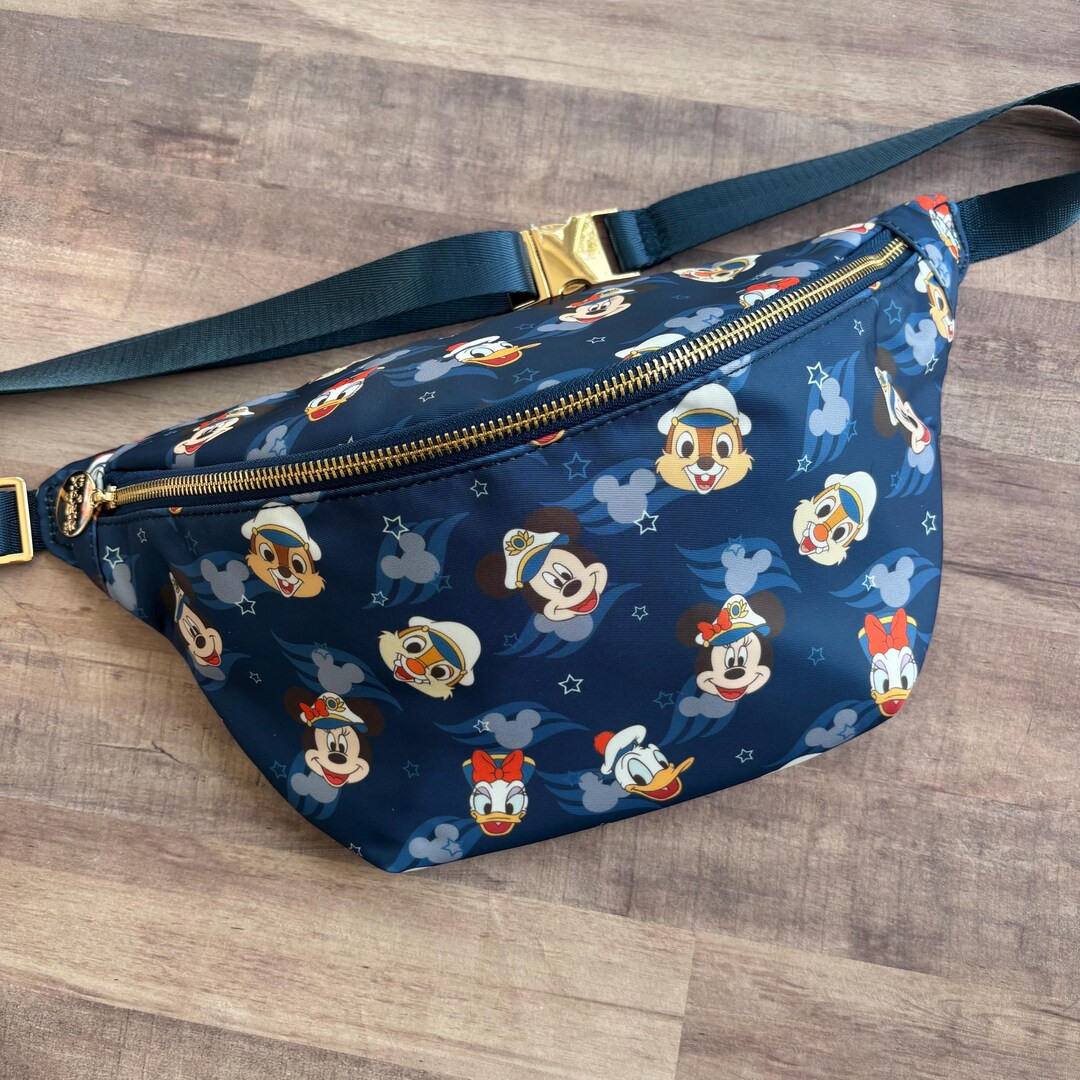 DCL Navy Cruise Mouse XL Belt Bag | Crossbody | Bum Bag | XL Fanny Pack | Theme Park Bag | Exclus... | Etsy (US)