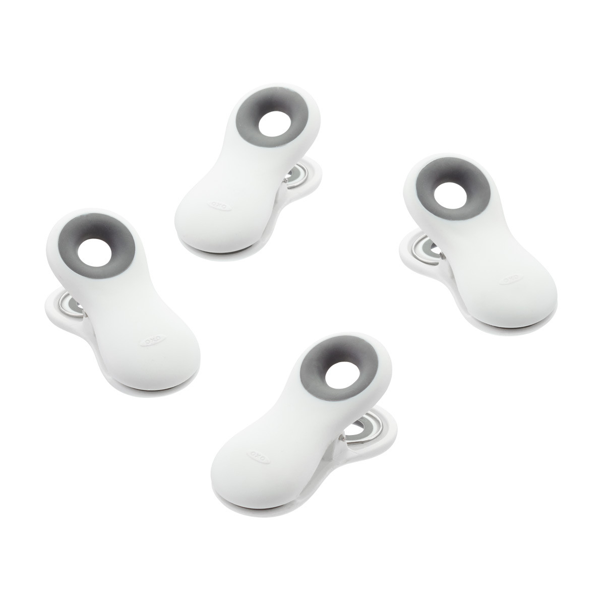 OXO Good Grips Magnetic Clips White Pkg/4 | The Container Store