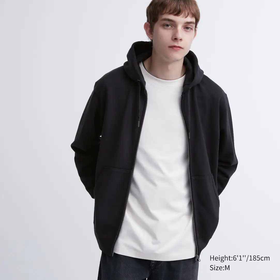 Sweat Zipped Hoodie | UNIQLO (UK)