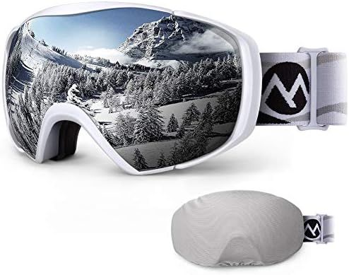 Ski Goggles with Cover Snowboard Snow Goggles OTG Anti-Fog for Men Women | Amazon (US)