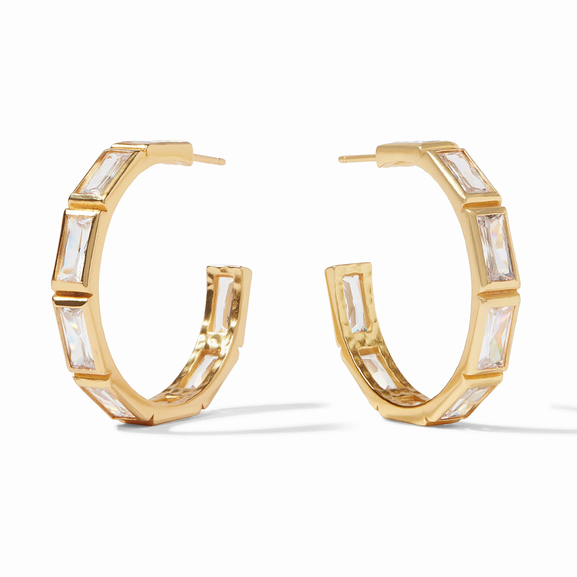 Antonia Hoop - Medium Gold Hoop Earrings | Julie Vos | Julie Vos