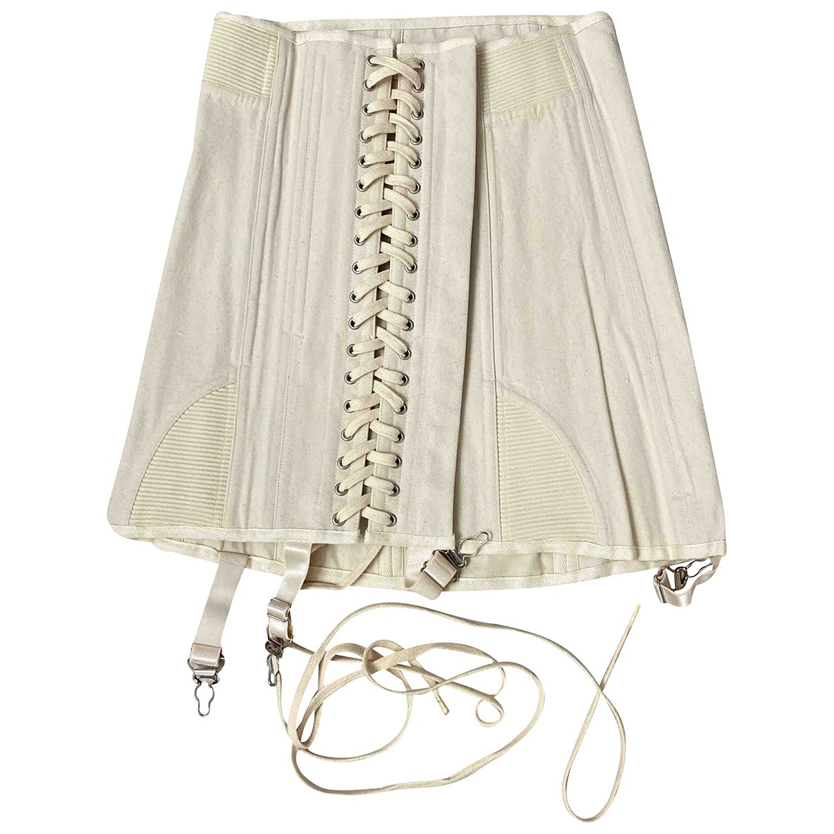 Orseund Iris Beige Cotton Skirt for Women | Vestiaire Collective (Global)