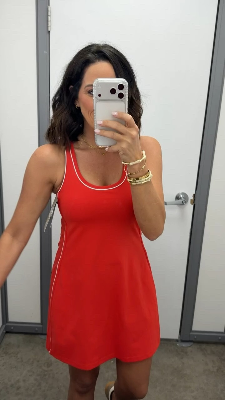 This Walmart athletic dress is such a good find ❤️ Perfect for workouts, tennis, pickleball, walks, or just a cute casual athleisure outfit. I love the sporty piping detail and the bright red color for summer.

#walmartfinds #walmartfashion #athleticdress #tennisdress #pickleballoutfit #athleisurestyle #casualactivewear #summeroutfit #ltkstyle #ltkfinds

#LTKActive #LTKPetite #LTKmomlife