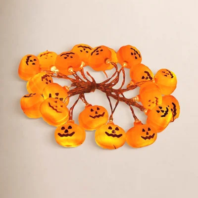 Halloween Pumpkin LED String Lights | Wayfair North America
