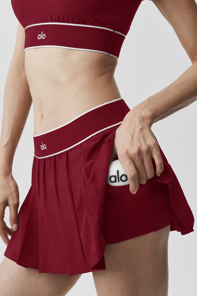 Low-Rise Amp It Up Tennis Skirt | Alo Yoga