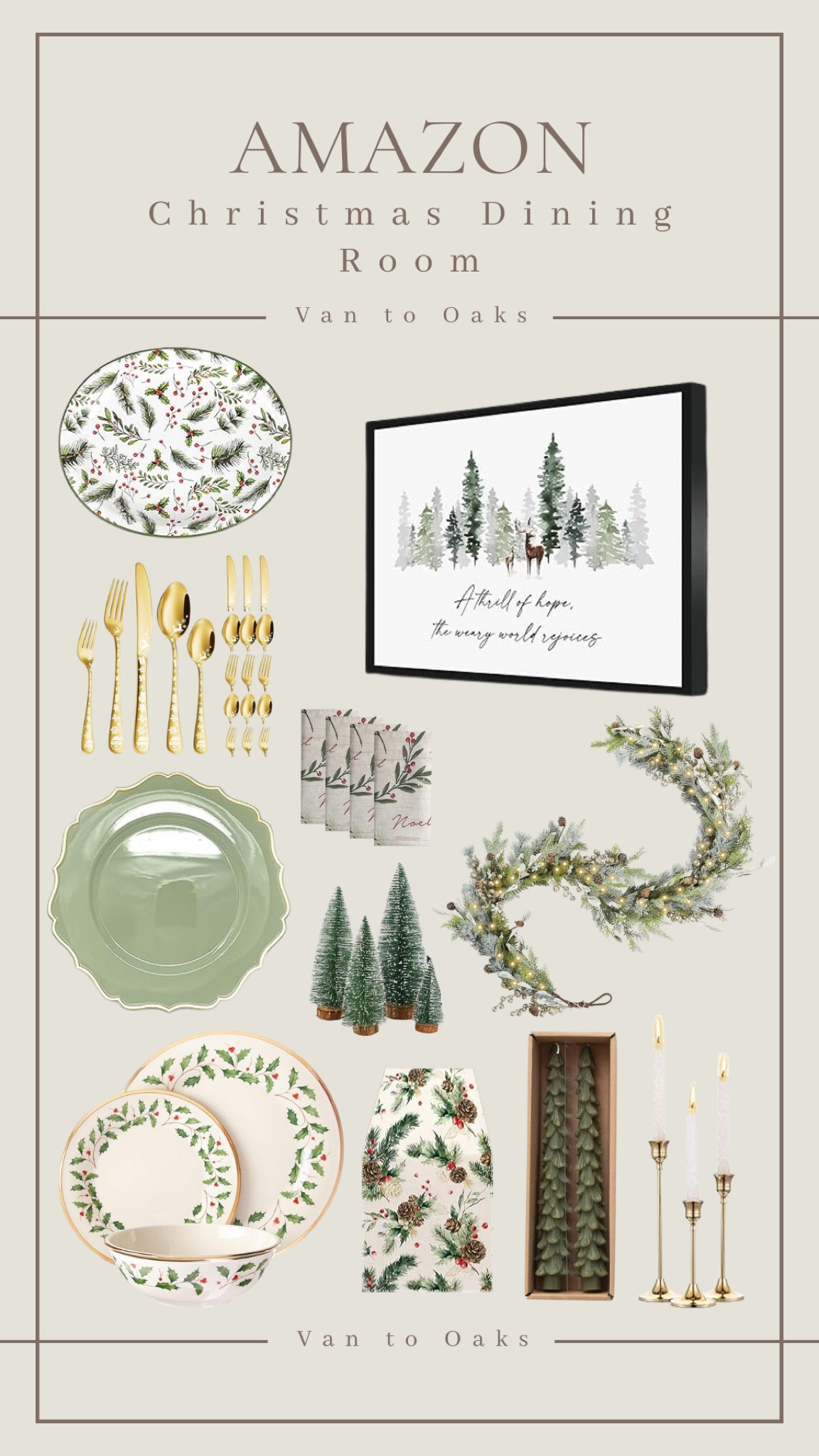 Ready to make your Christmas dinner party unforgettable? From festive dinnerware to elegant decor, these Amazon finds are all you need to host in style this season. Time to invest in pieces that will wow your guests and carry the holiday spirit into your home. Swipe up to shop and start creating magical memories around your table! 

#LTKcanada #LTKcasa #LTKautumn