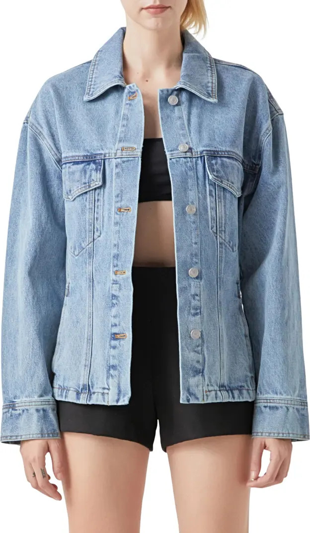Fitted Denim Jacket | Nordstrom