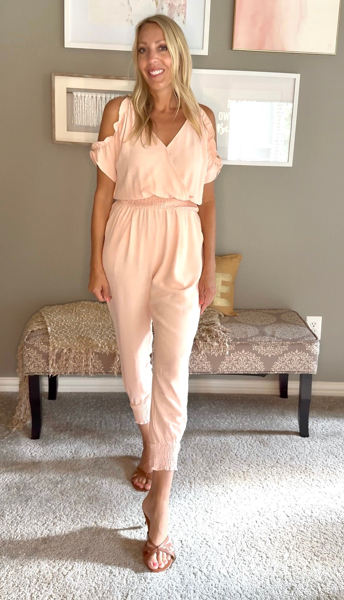 Feeling chic in this  jumpsuit.

#LTKootd #LTKdayinmylife #LTKOver40