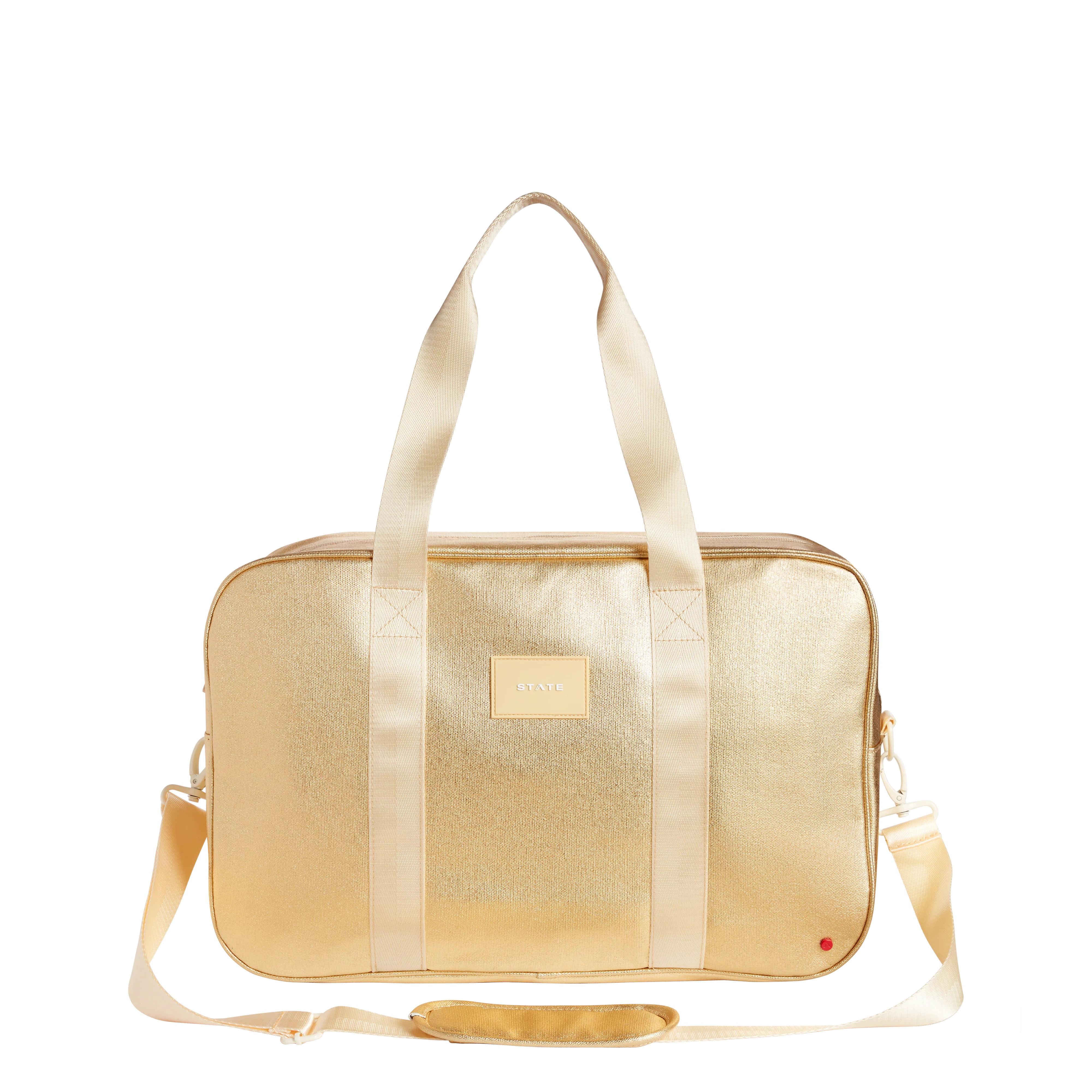 STATE Bags | Rockaway Duffle Metallic Gold | STATE Bags