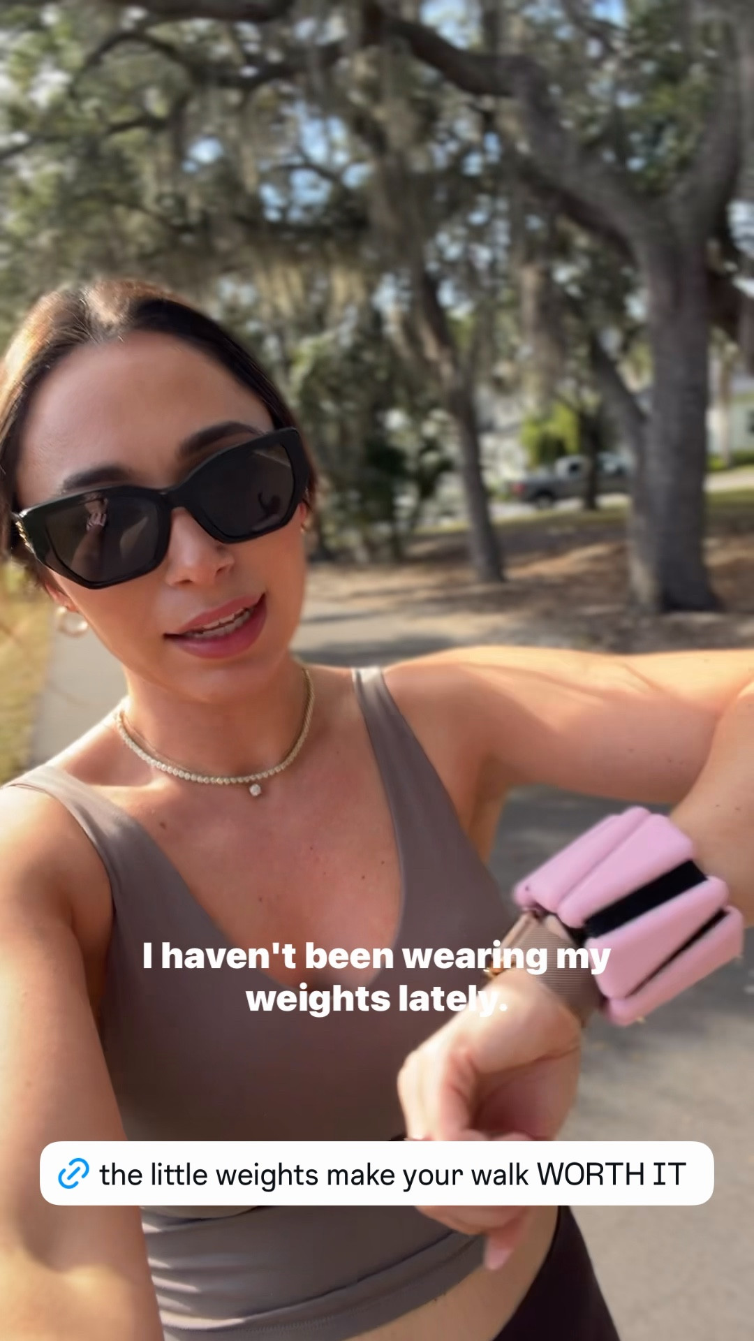 My top is on sale for $14! I’ve been buying this exact top for years. It’s honestly great no complaints!! The weights make your walks so worth it seriously. It’s like a gentle Pilates tone vibe to me!!! 

#LTKfitnessgoals #LTKdayinmylife #LTKmomlife