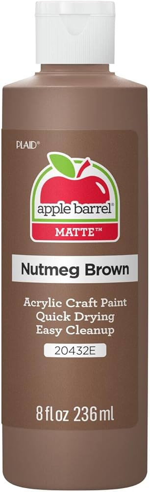 Apple Barrel Acrylic Paint in Assorted Colors (8 Ounce), J20432 Nutmeg- Pack of 1 | Amazon (US)