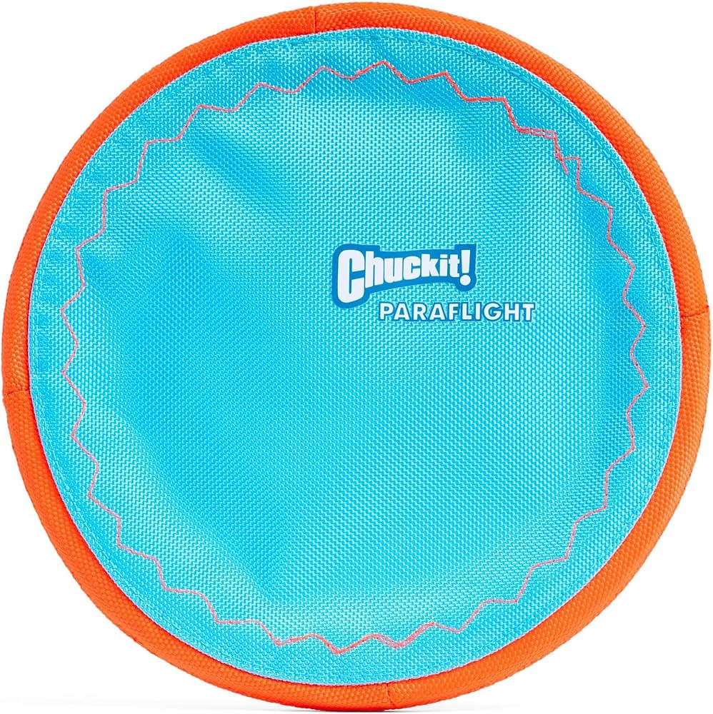 Chuckit! Paraflight Flying Disc Dog Toy - Water Floating Flyer - Durable Nylon Construction with ... | Amazon (US)