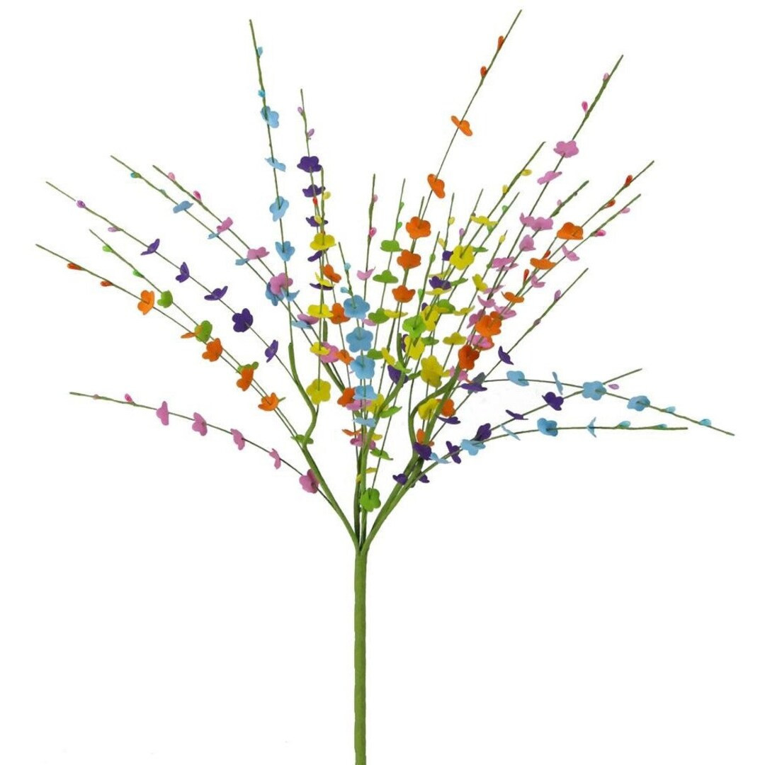 Foam Flower/pip Spray Multi-color, 24, Foam Flower Spray, Spring Multi-color Flower Spray, Foliag... | Etsy (US)